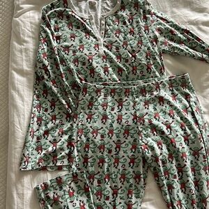 LIMITED EDITION Christmas monkey roller rabbit pajamas